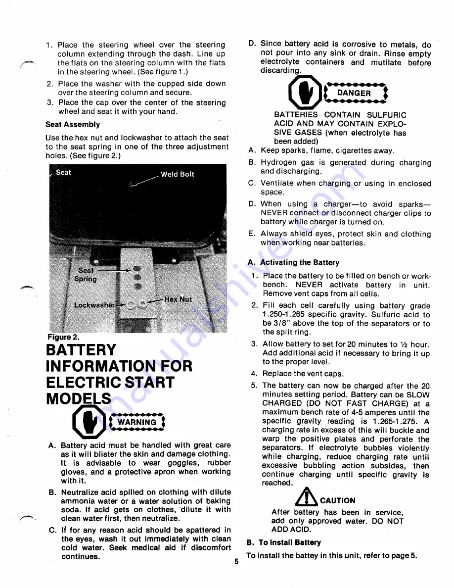 MTD 138-380A Owner'S Manual Download Page 5