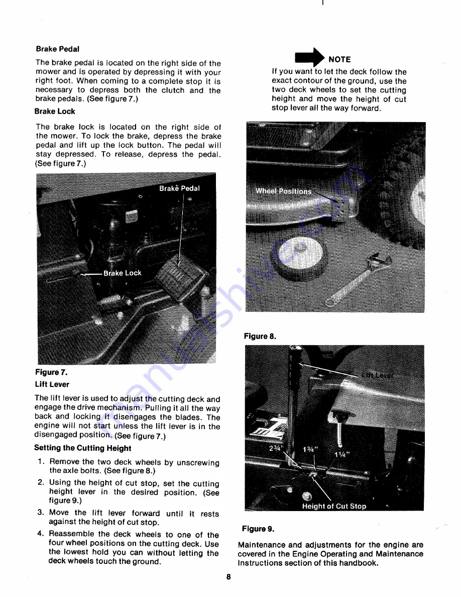 MTD 138-380A Owner'S Manual Download Page 8