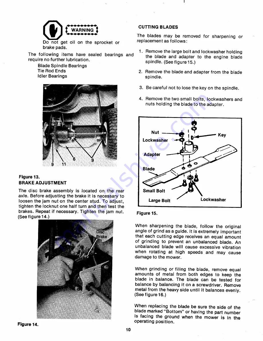 MTD 138-380A Owner'S Manual Download Page 10