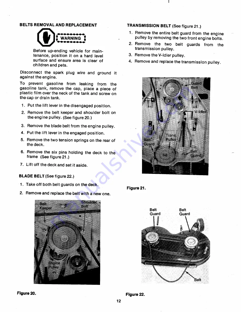 MTD 138-380A Owner'S Manual Download Page 12