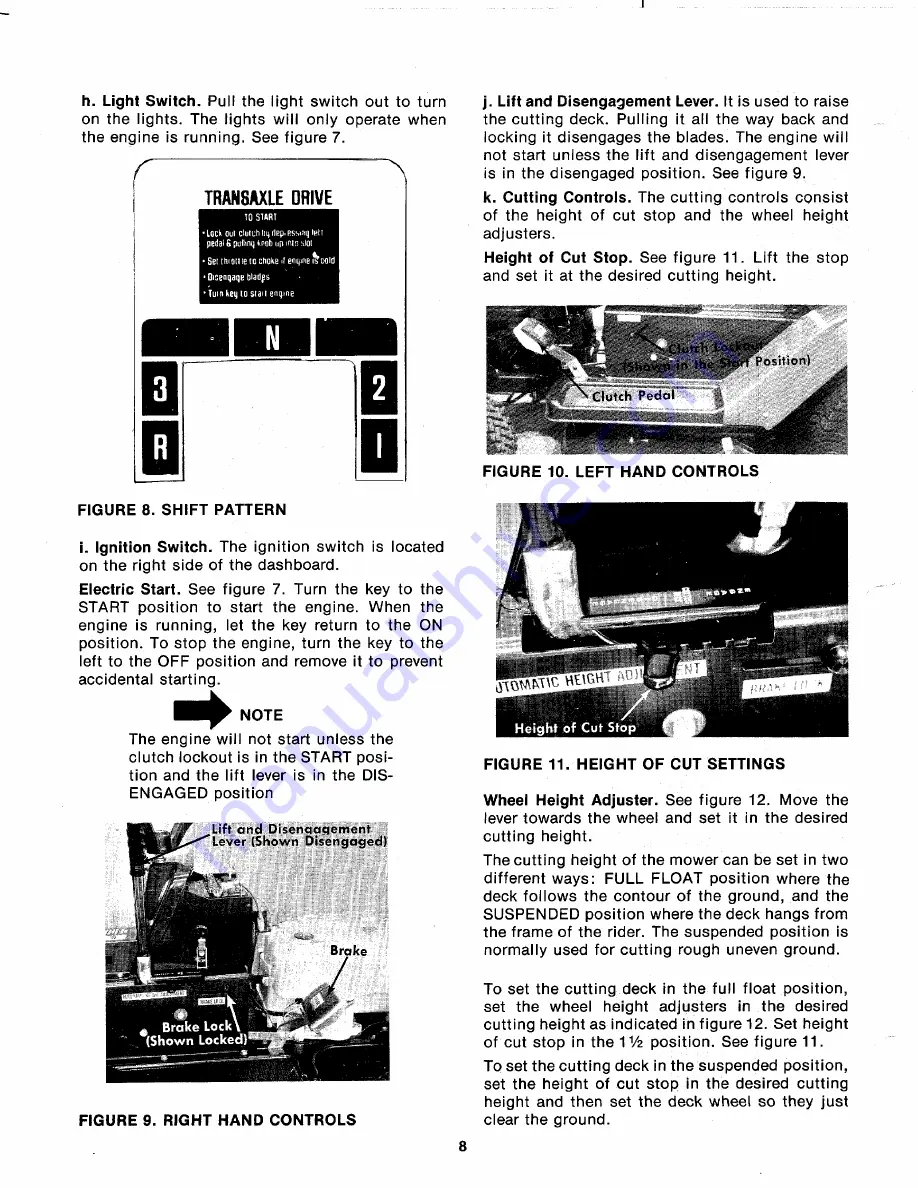 MTD 138-493A Owner'S Manual Download Page 8