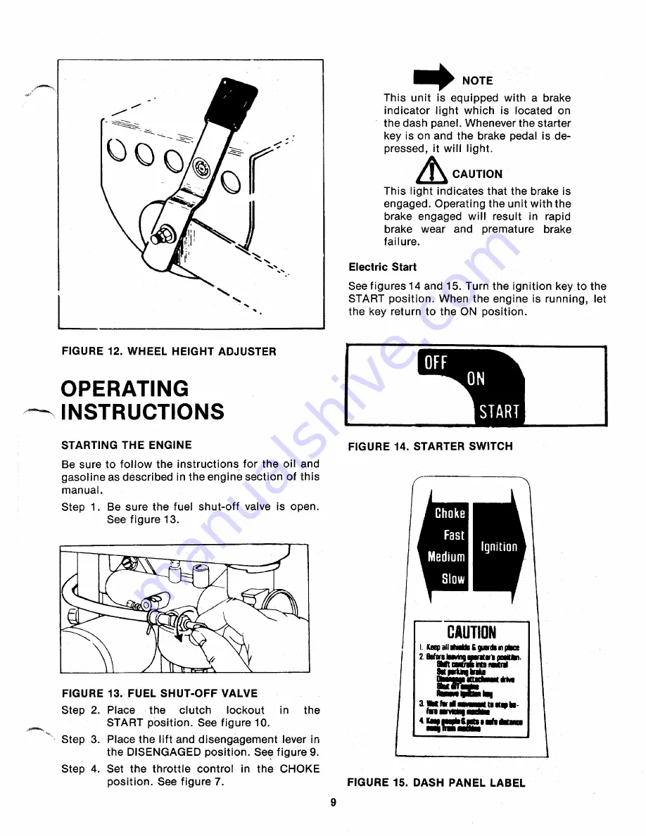 MTD 138-493A Owner'S Manual Download Page 9