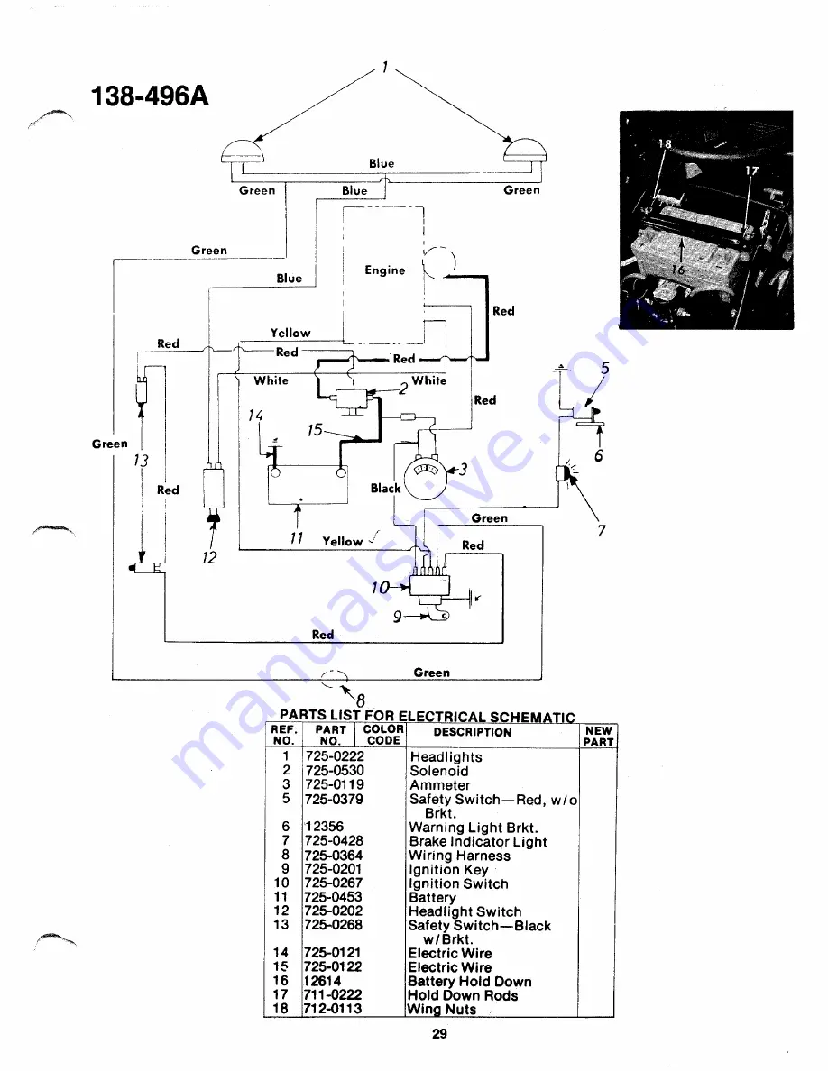 MTD 138-493A Owner'S Manual Download Page 29