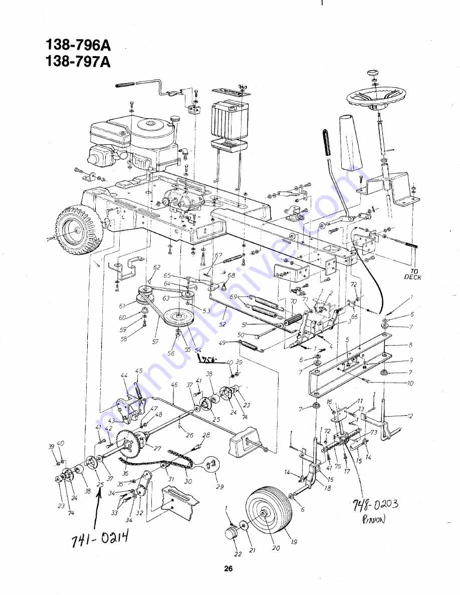 MTD 138-796A Owner'S Manual Download Page 26