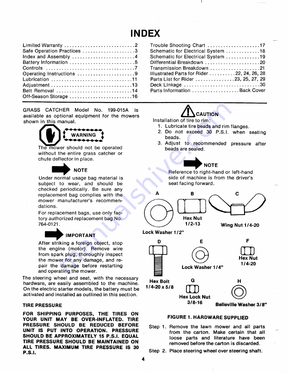 MTD 139-465-300 Owner'S Manual Download Page 4