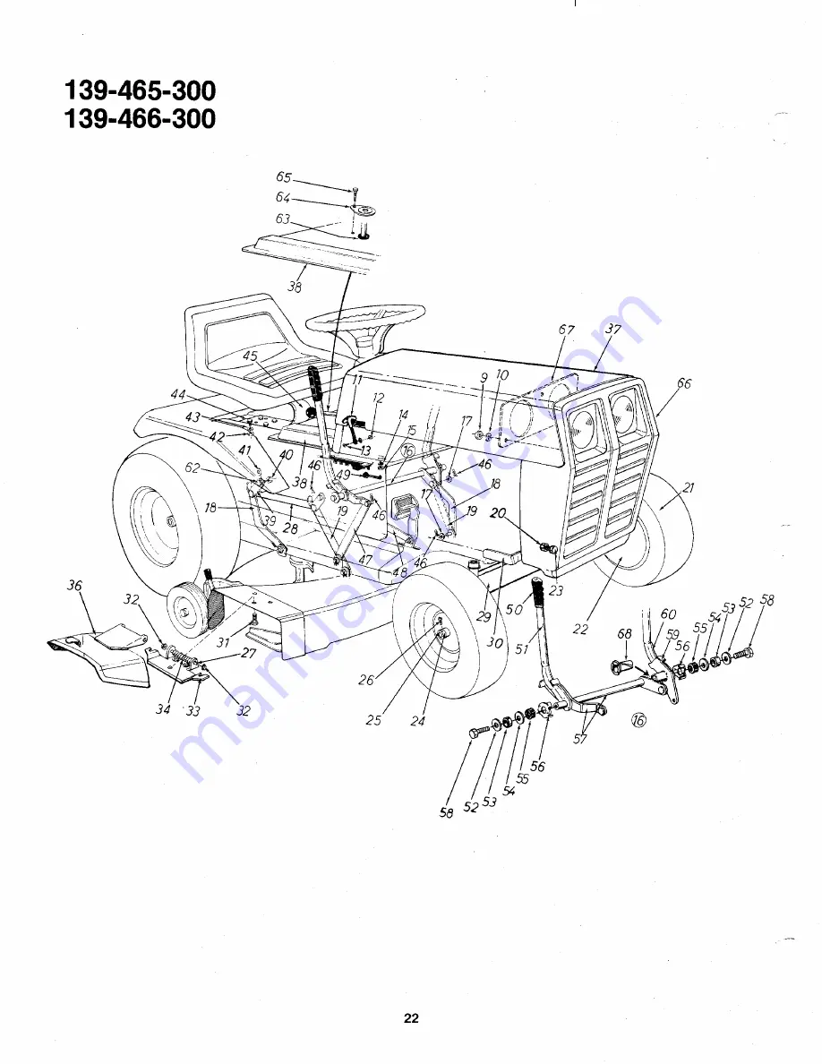 MTD 139-465-300 Owner'S Manual Download Page 22