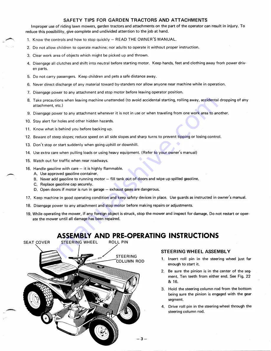 MTD 140-659 Owner'S Manual Download Page 3