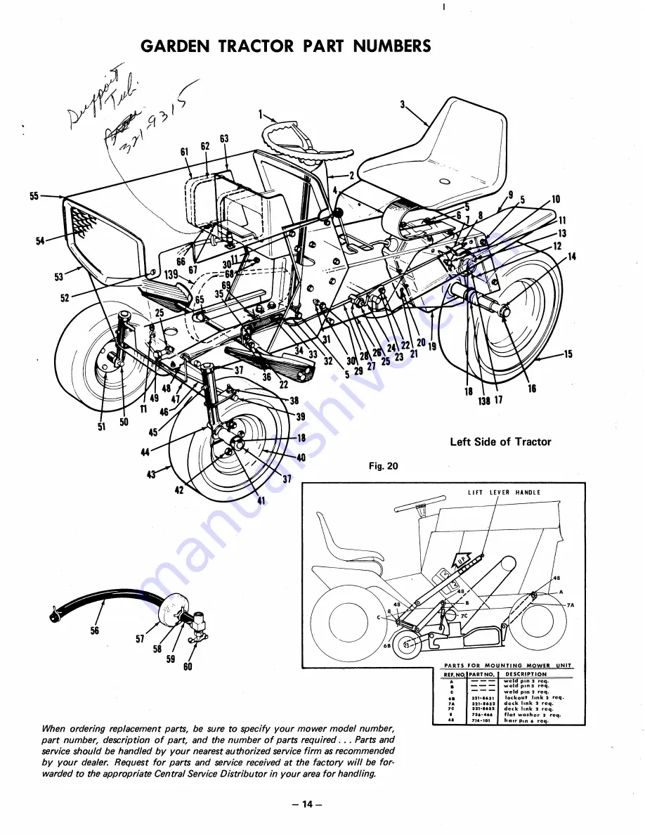 MTD 140-659 Owner'S Manual Download Page 14