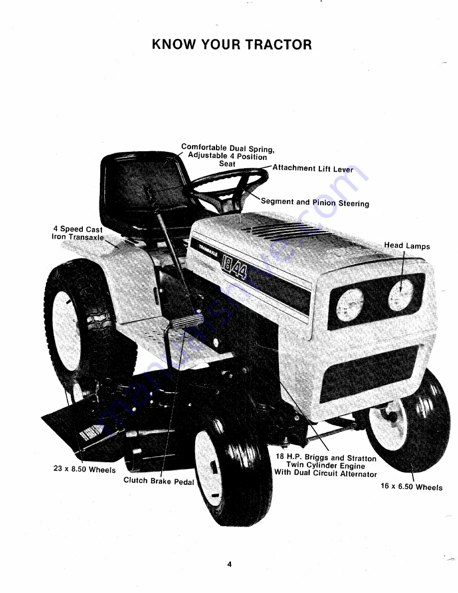 MTD 140-830A Скачать руководство пользователя страница 4