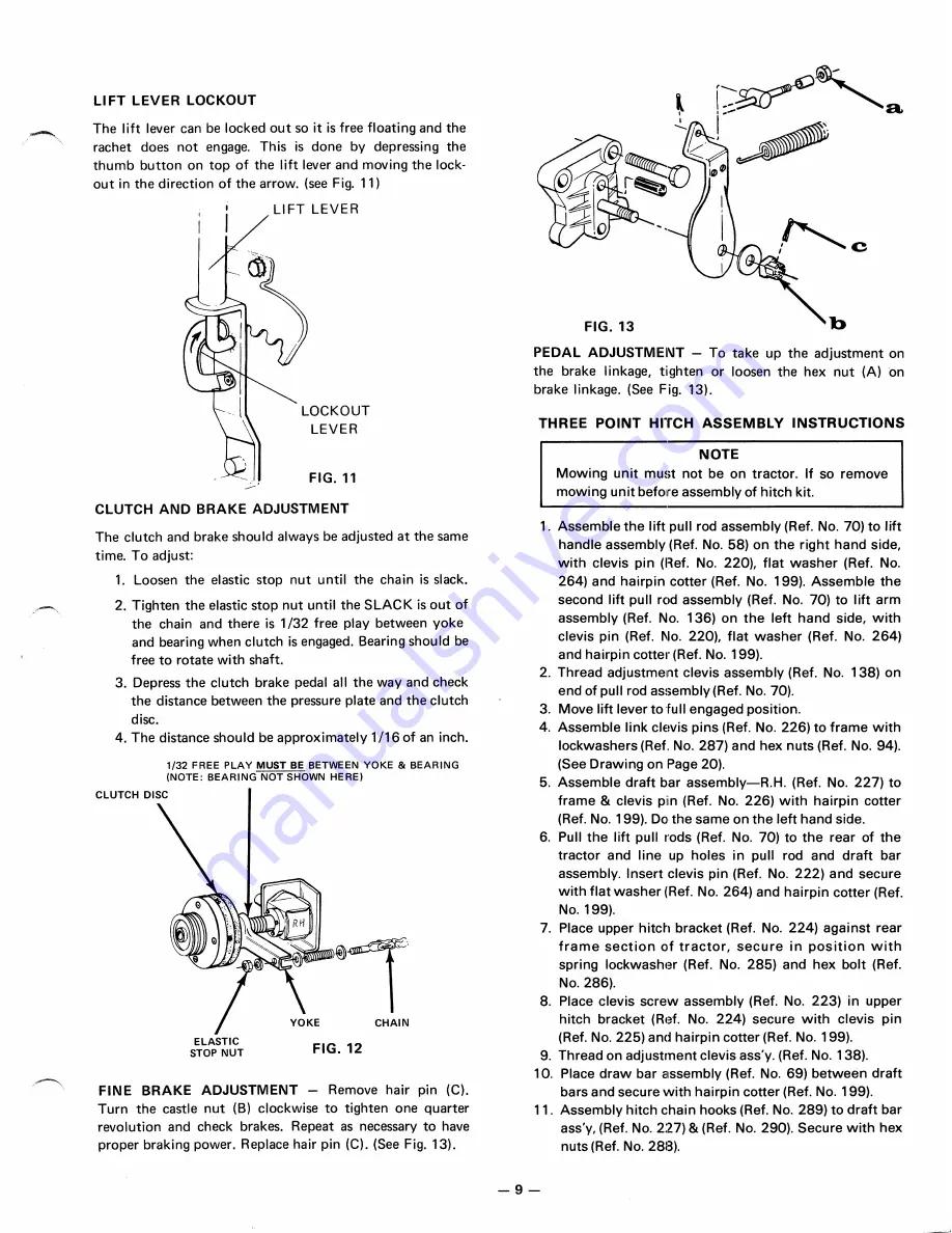 MTD 141-760 10 H.P. Owner'S Manual Download Page 9