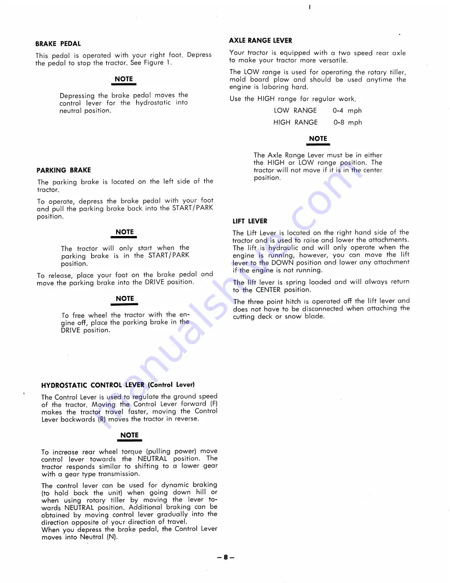 MTD 141-990 Owner'S Manual Download Page 8