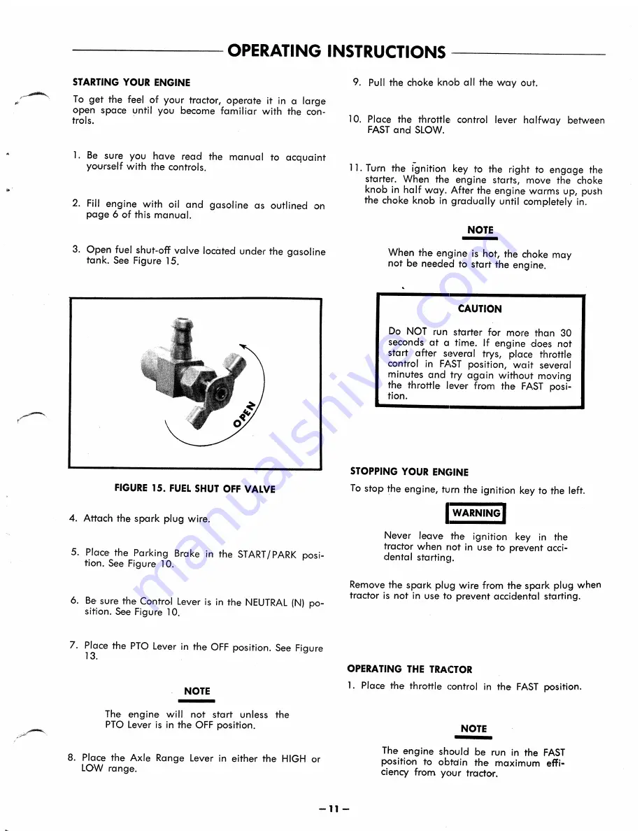 MTD 141-990 Owner'S Manual Download Page 11