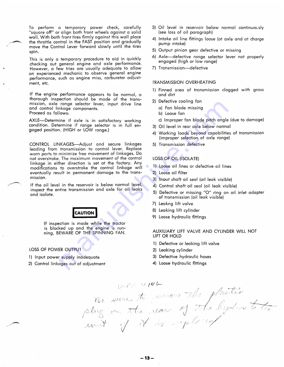 MTD 141-990 Owner'S Manual Download Page 13