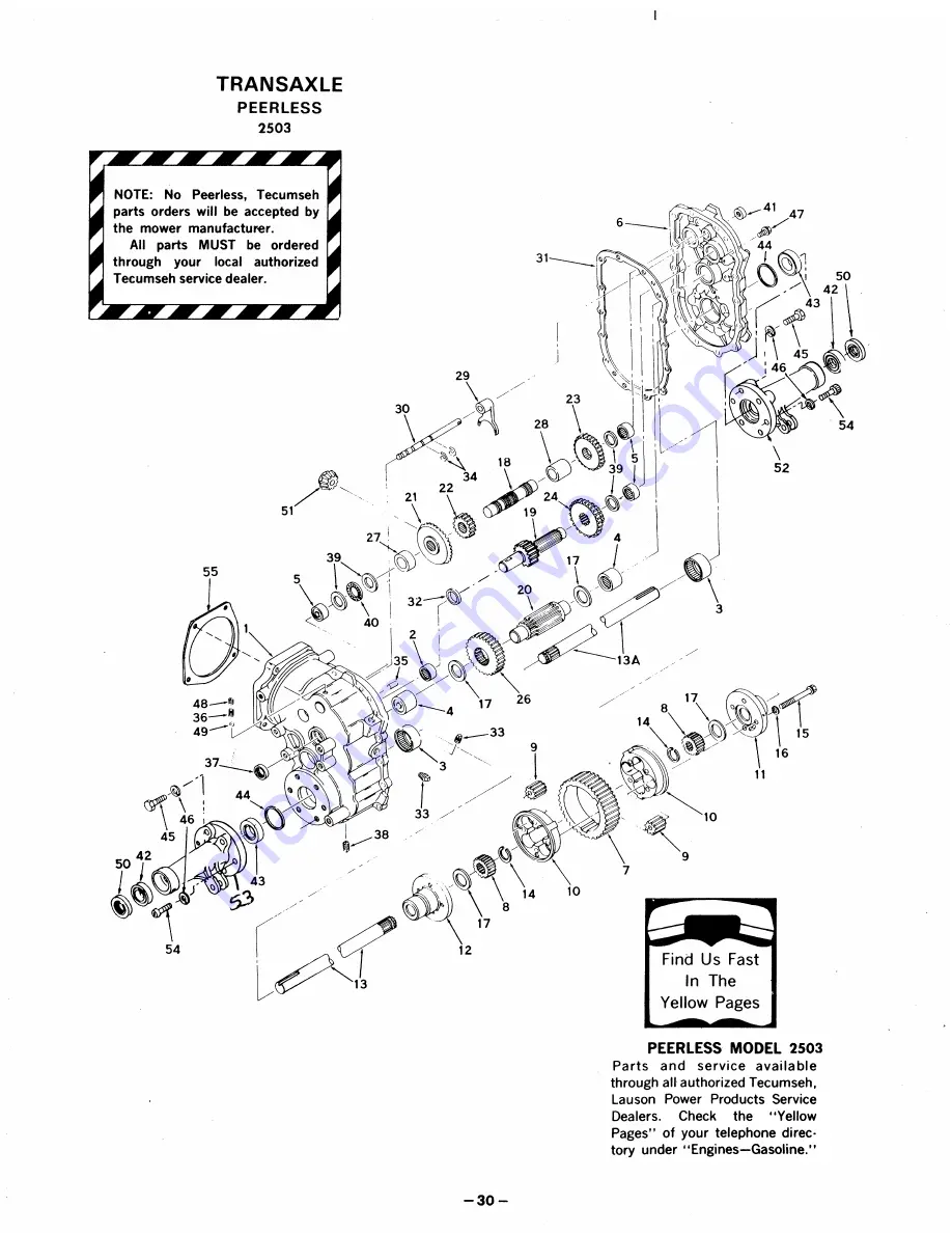 MTD 141-990 Owner'S Manual Download Page 30