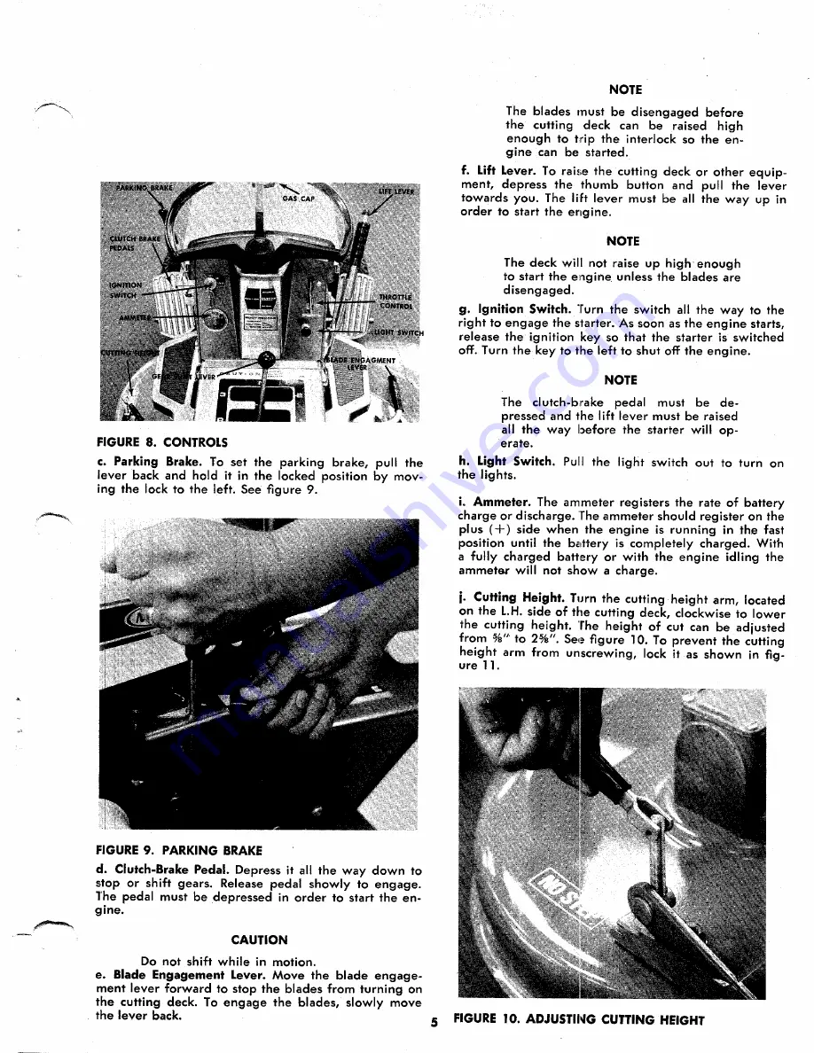 MTD 142-669 Operating/Service Instructions Manual Download Page 5