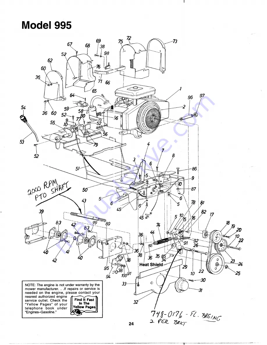 MTD 142-995-000 Скачать руководство пользователя страница 22