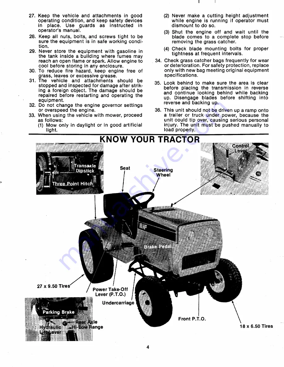 MTD 143-995A Owner'S Manual Download Page 4