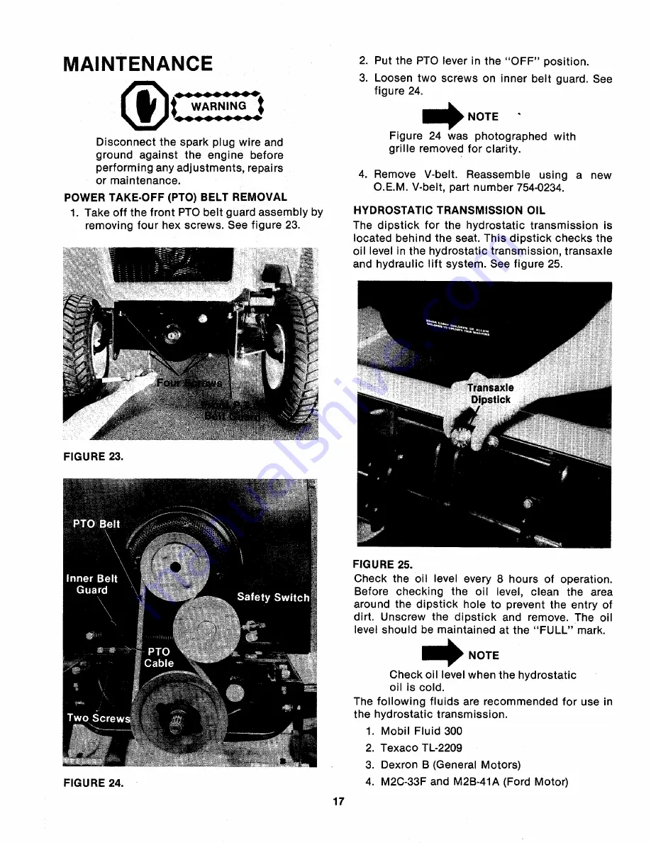 MTD 143-995A Owner'S Manual Download Page 17