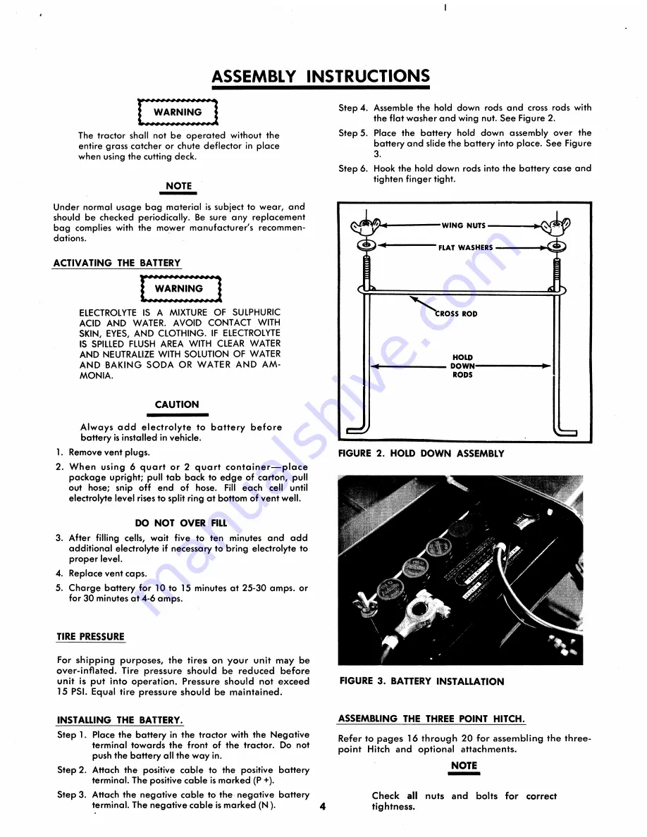 MTD 144-860A Owner'S Operating Service Instruction Manual Download Page 4