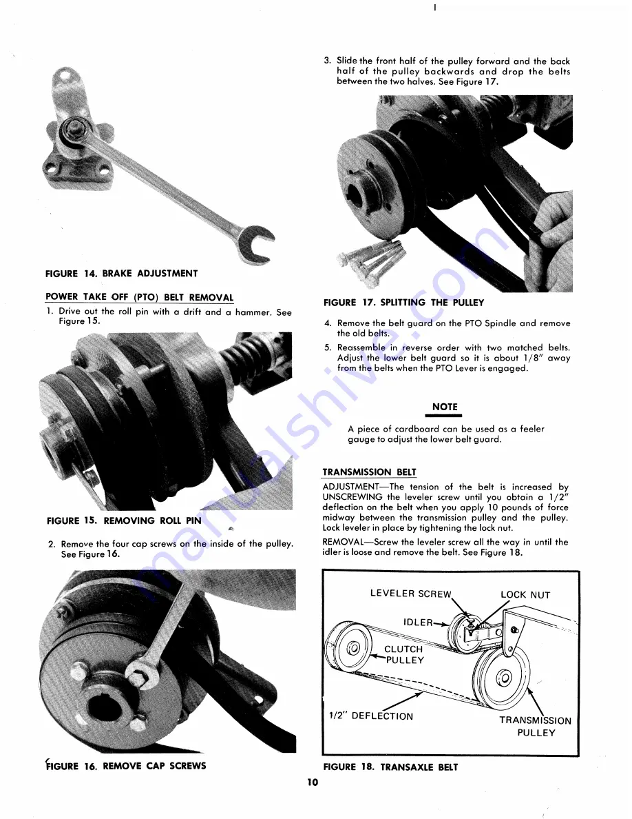 MTD 144-860A Owner'S Operating Service Instruction Manual Download Page 10