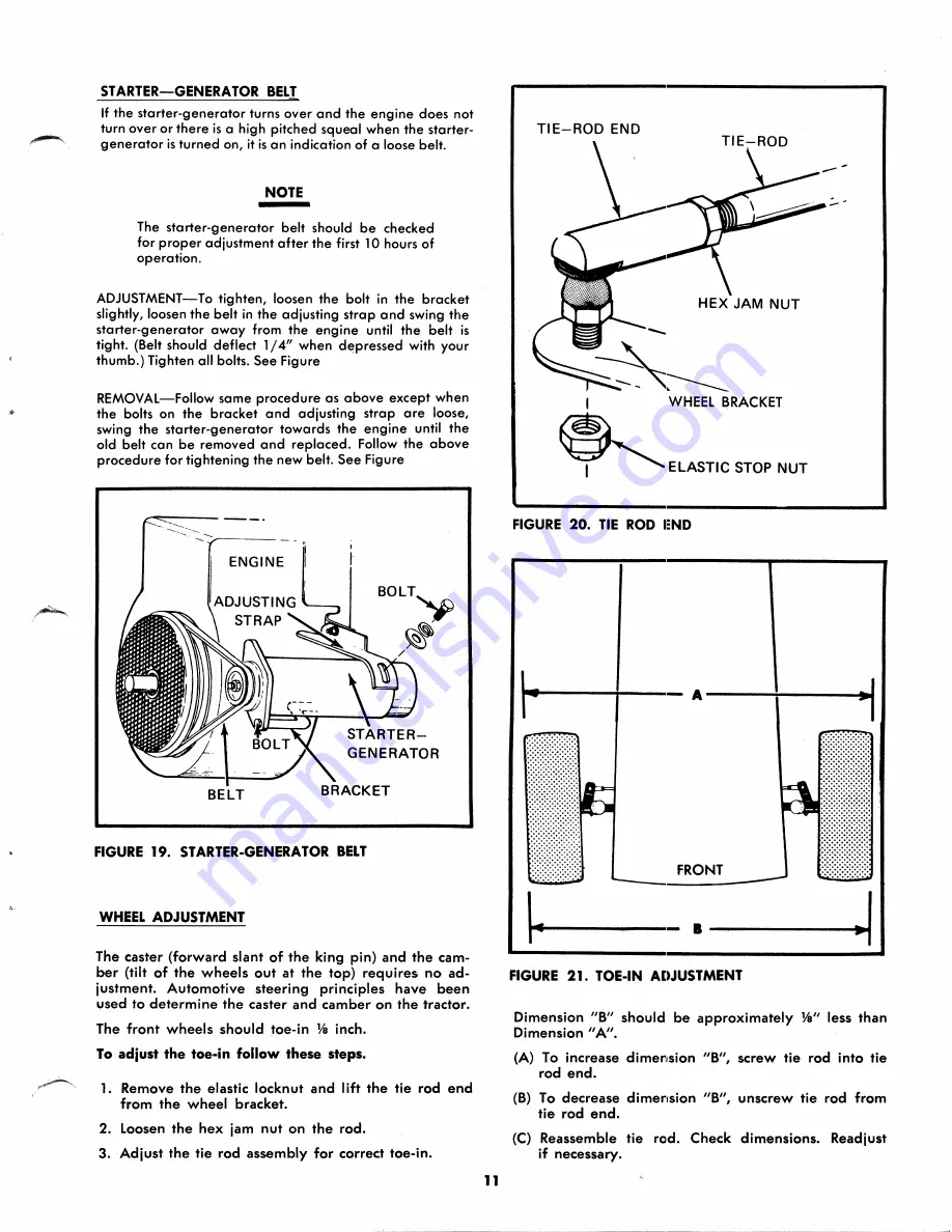 MTD 144-860A Owner'S Operating Service Instruction Manual Download Page 11