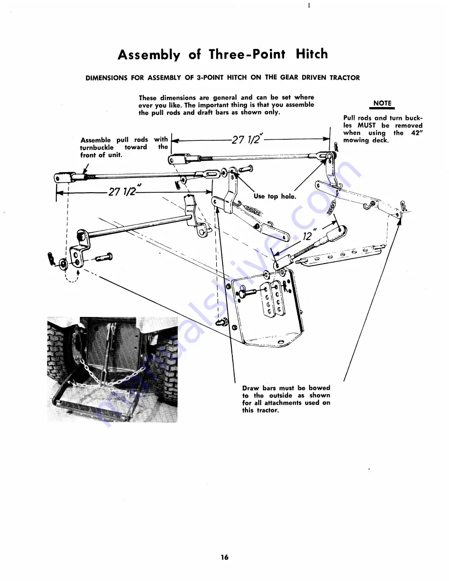 MTD 144-860A Owner'S Operating Service Instruction Manual Download Page 16