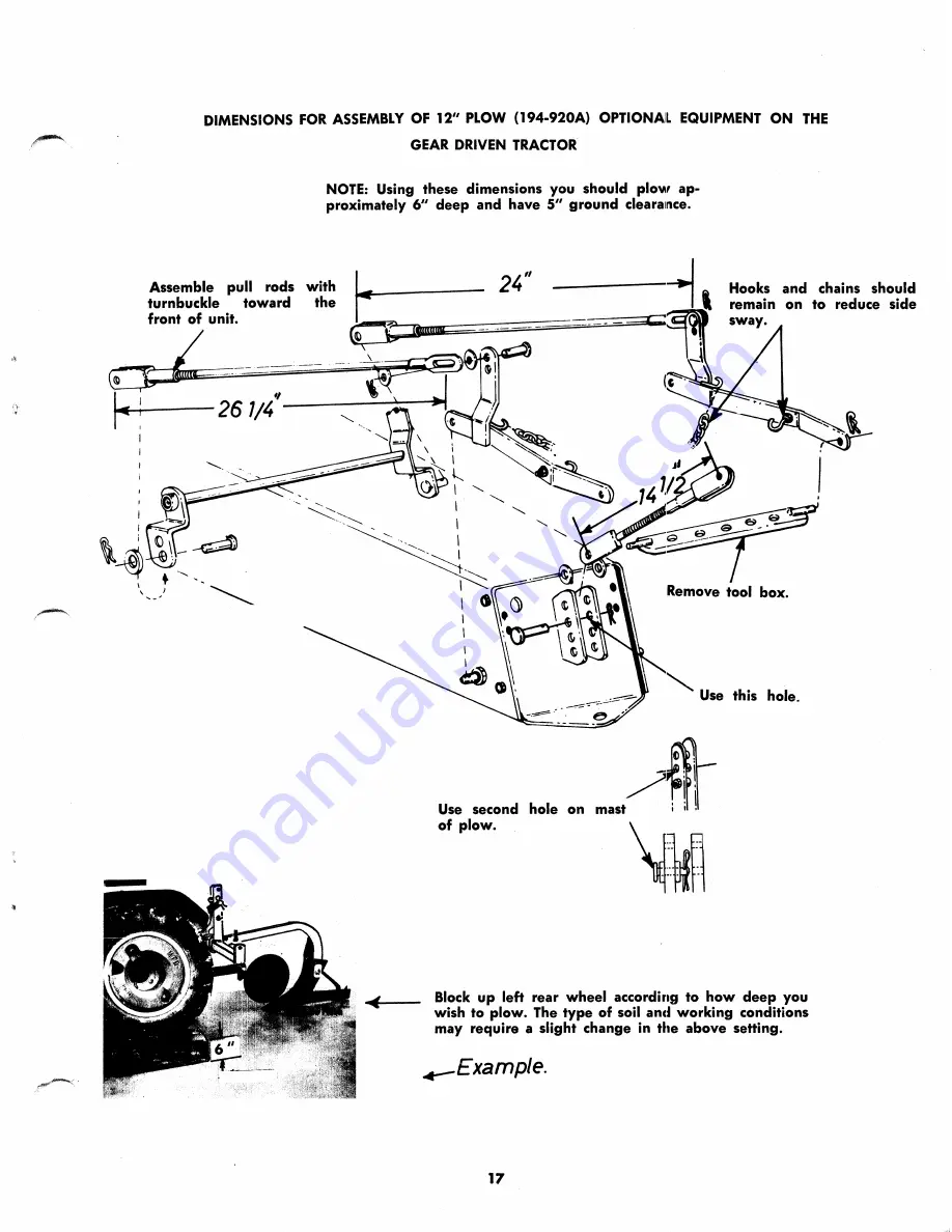 MTD 144-860A Owner'S Operating Service Instruction Manual Download Page 17