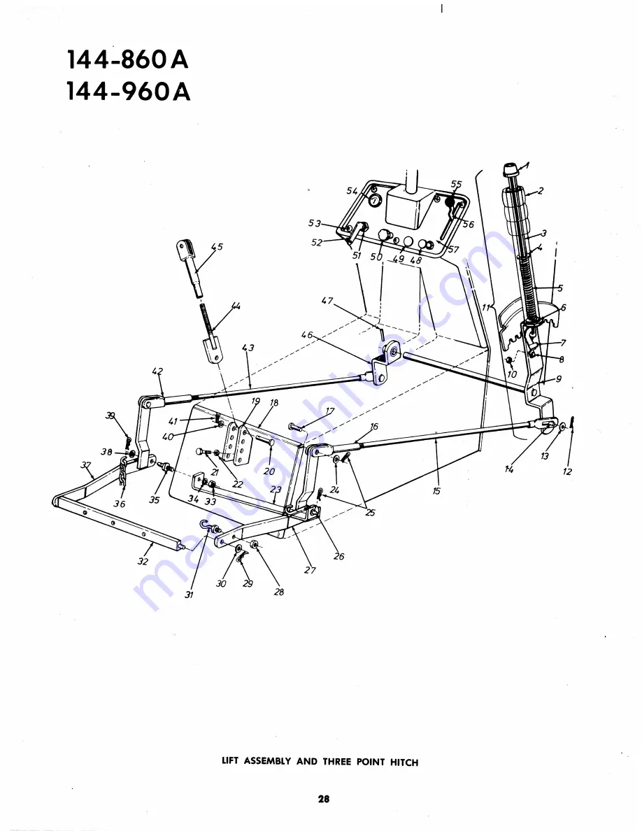 MTD 144-860A Owner'S Operating Service Instruction Manual Download Page 28