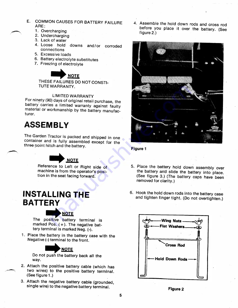 MTD 146-960A Owner'S Operating Service Instruction Manual Download Page 5