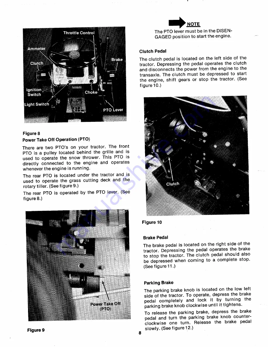 MTD 146-960A Owner'S Operating Service Instruction Manual Download Page 8