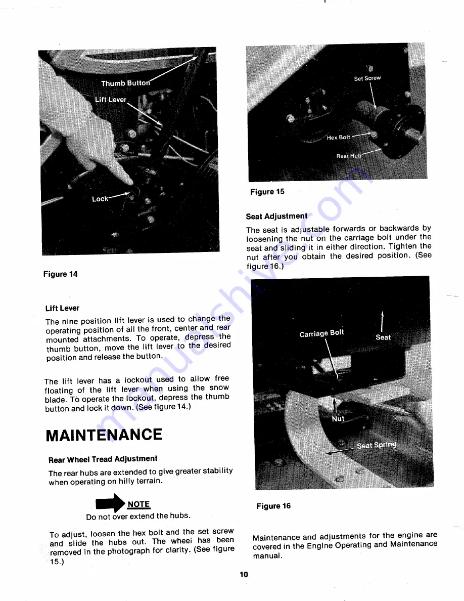 MTD 146-960A Owner'S Operating Service Instruction Manual Download Page 10