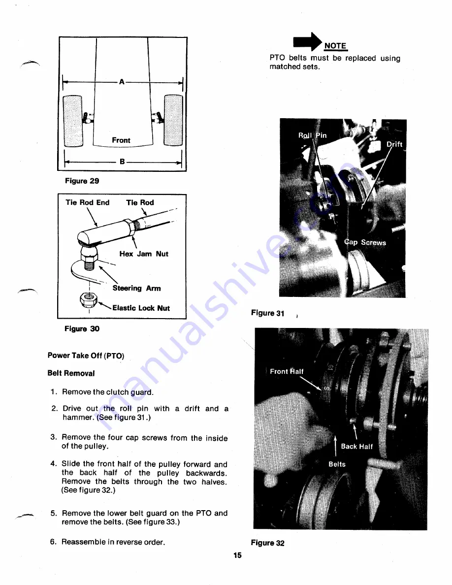 MTD 146-960A Owner'S Operating Service Instruction Manual Download Page 15