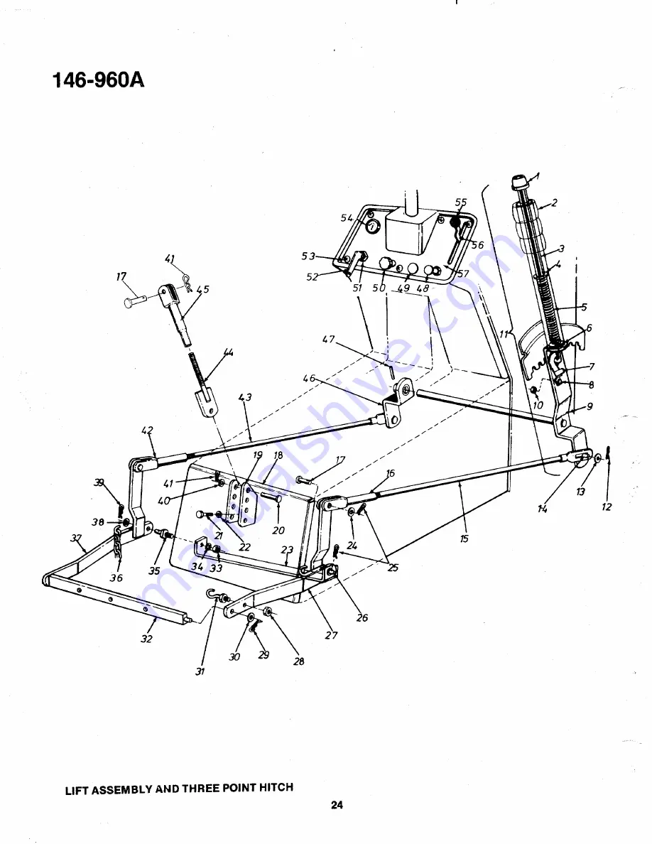 MTD 146-960A Owner'S Operating Service Instruction Manual Download Page 24