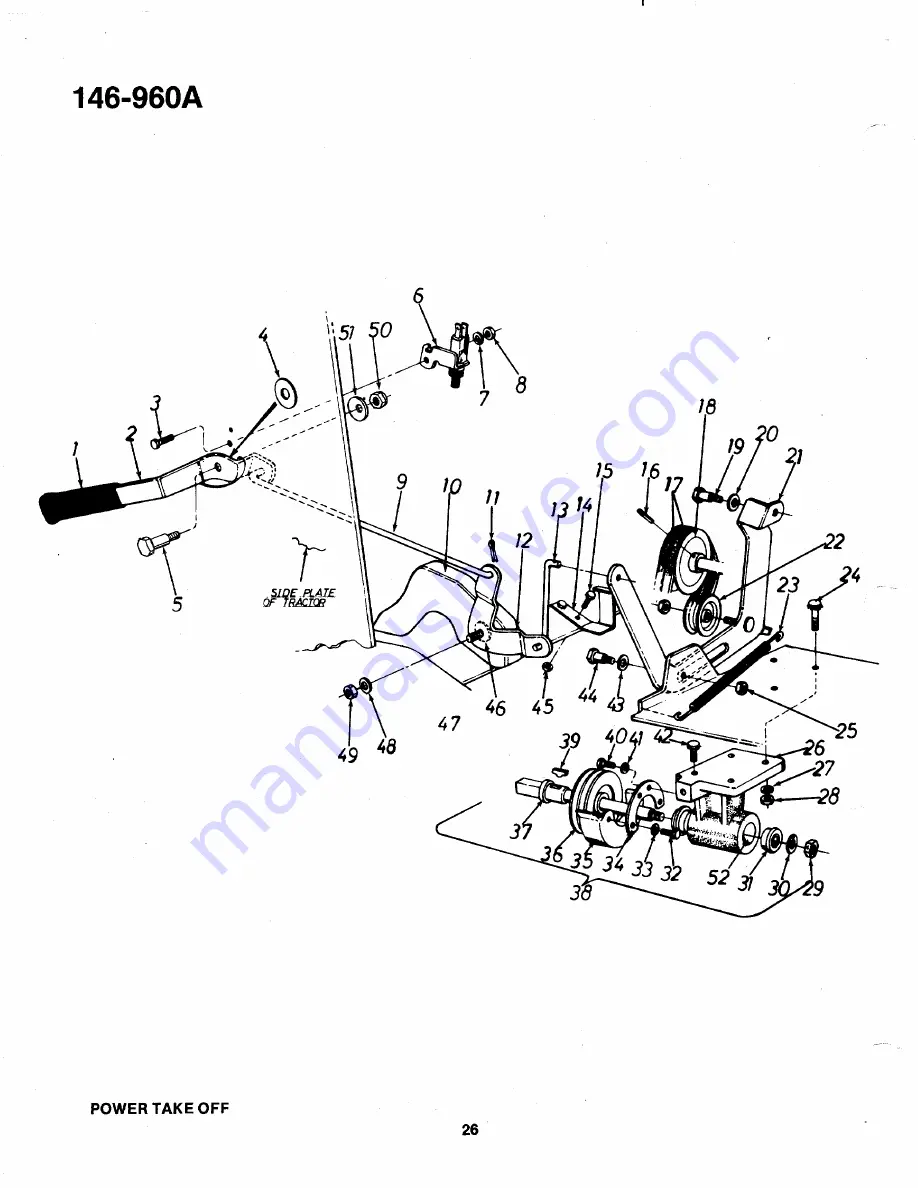 MTD 146-960A Owner'S Operating Service Instruction Manual Download Page 26