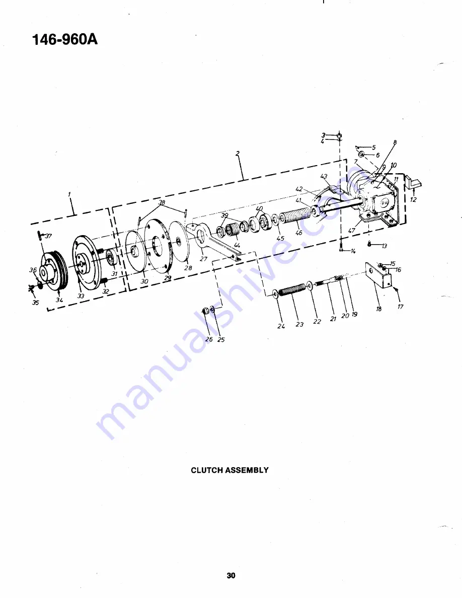 MTD 146-960A Owner'S Operating Service Instruction Manual Download Page 30