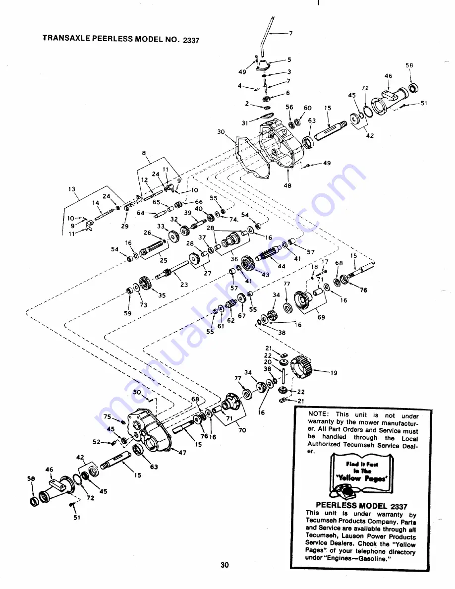 MTD 148-910A Owner'S Manual Download Page 30