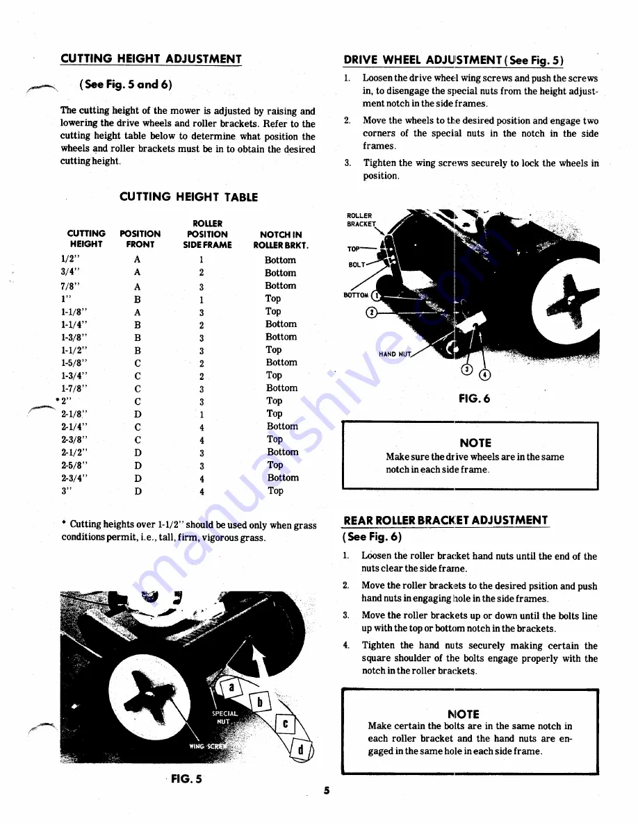 MTD 154-518A Owner'S Operating Service Instruction Manual Download Page 5