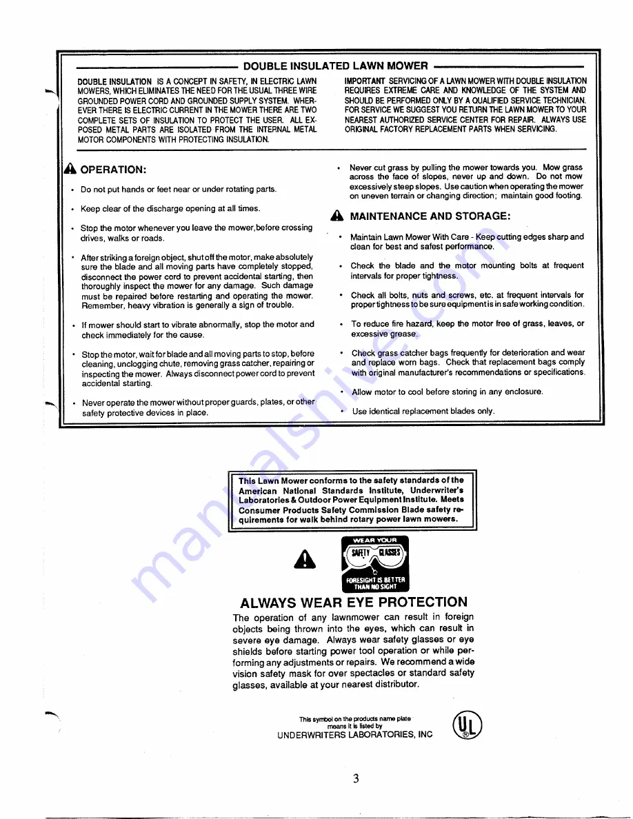 MTD 181-222A002 Owner'S Manual Download Page 3