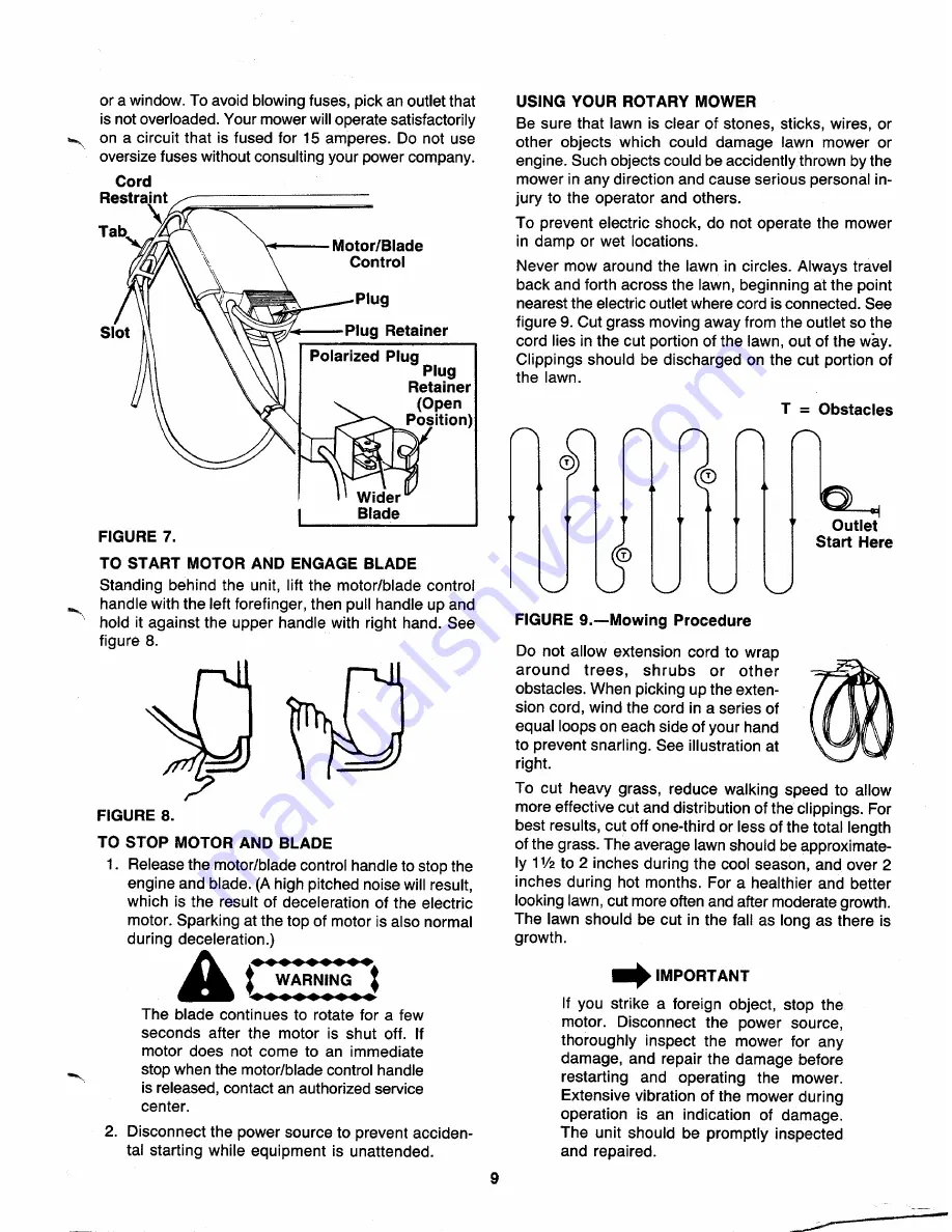 MTD 189-421-000 Owner'S Manual Download Page 9