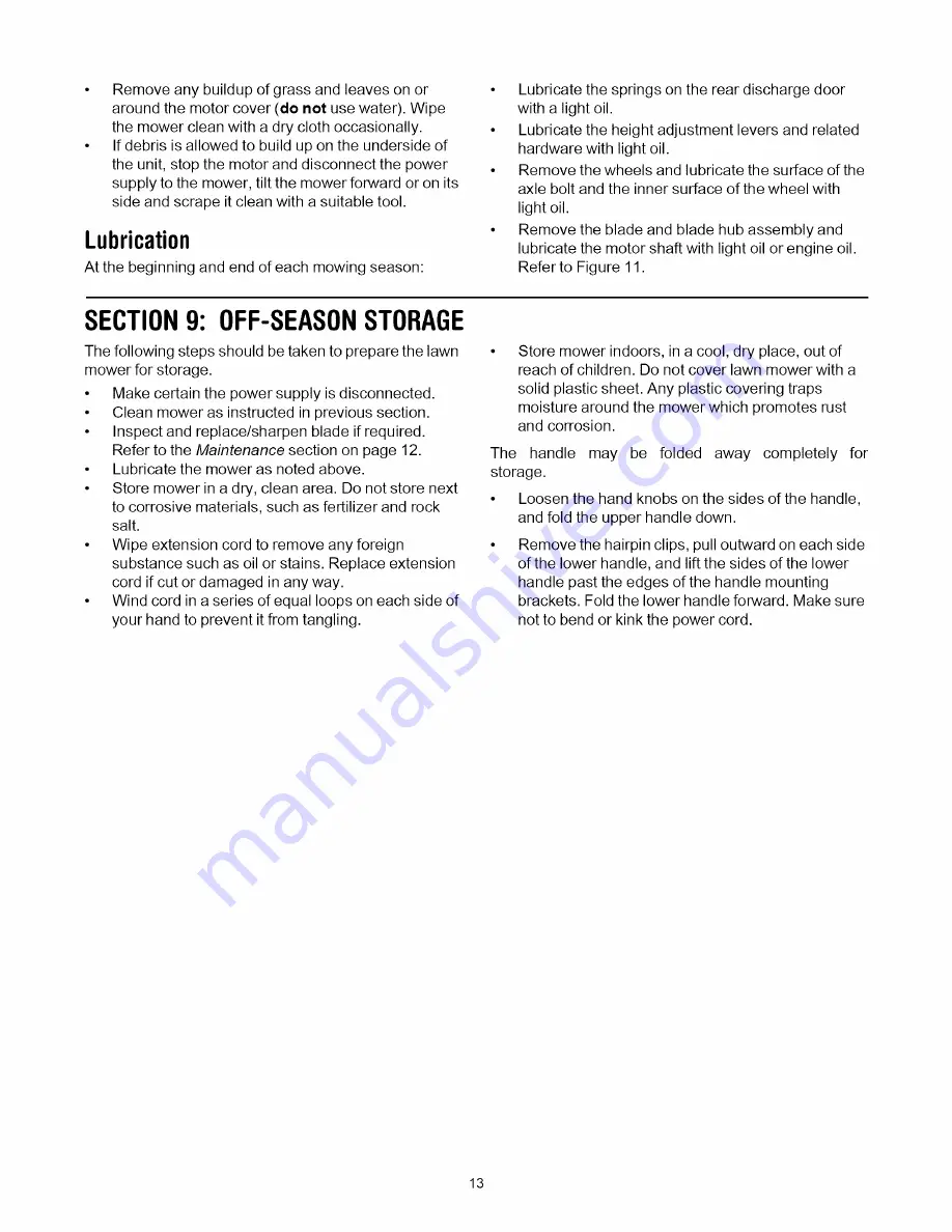 MTD 18A-717-800 Operator'S Manual Download Page 13