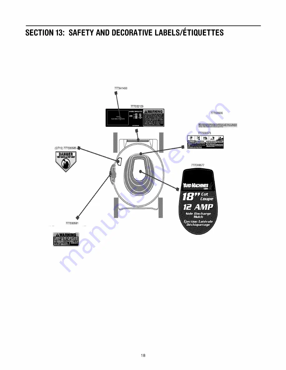 MTD 18A-717-800 Operator'S Manual Download Page 18