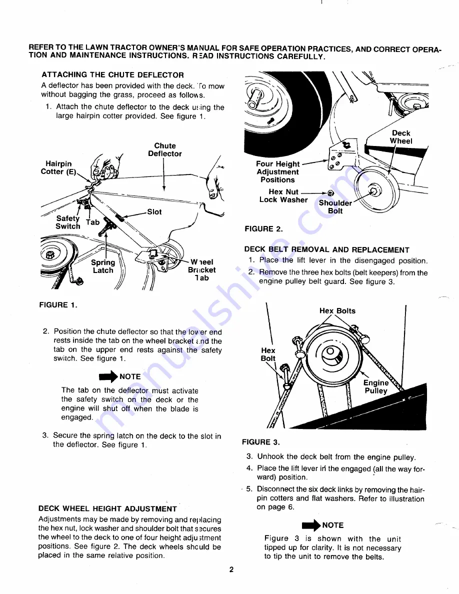 MTD 190-802-000 Owner'S Manual Download Page 2