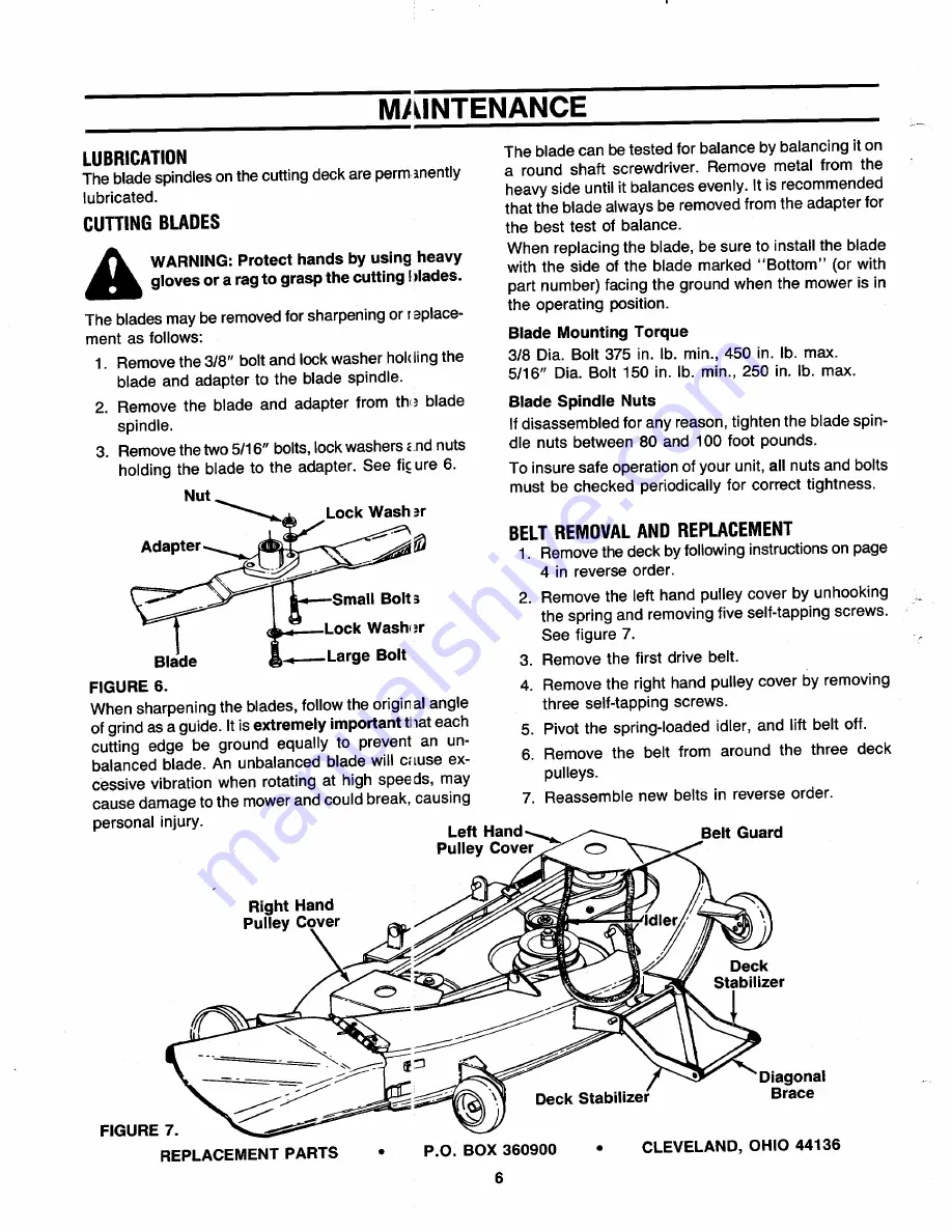 MTD 190-846-000 Owner'S Manual Download Page 6