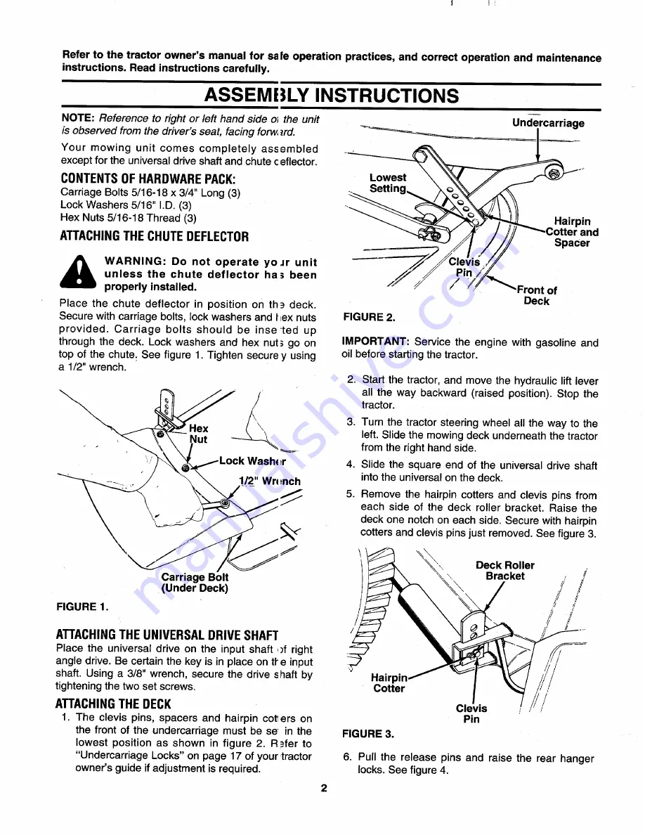 MTD 190-993-000 Owner'S Manual Download Page 2