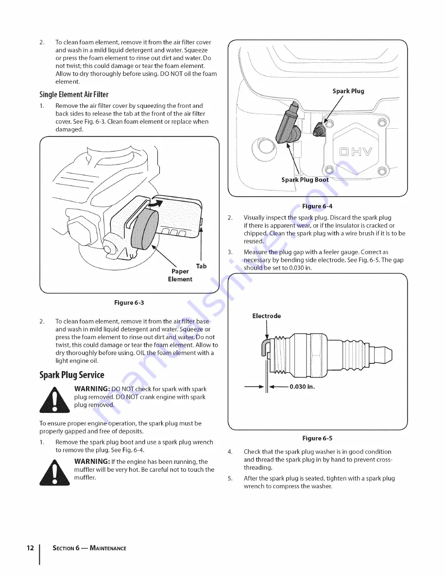 MTD 1P65B0B Operator'S Manual Download Page 12