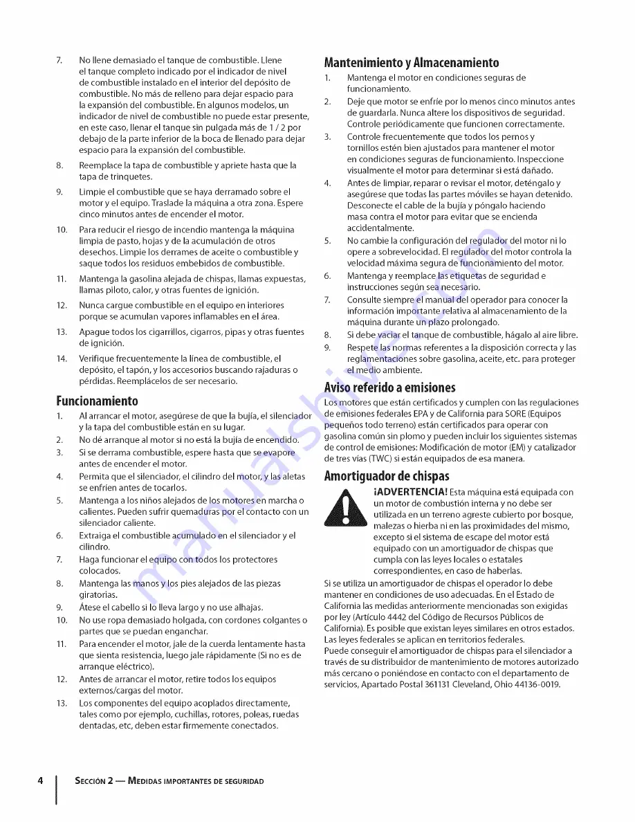 MTD 1P65B0B Operator'S Manual Download Page 24