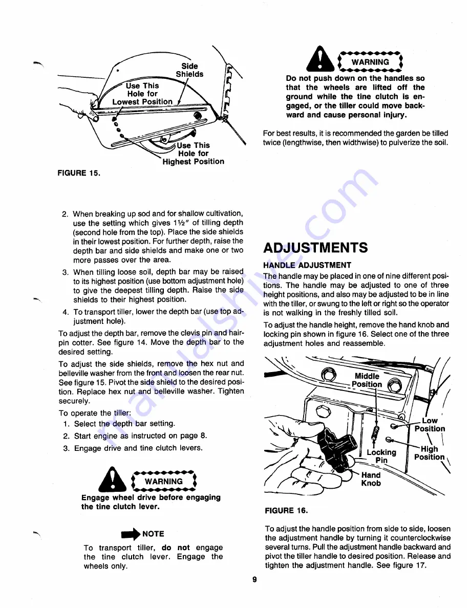 MTD 219-405-000 Owner'S Manual Download Page 9