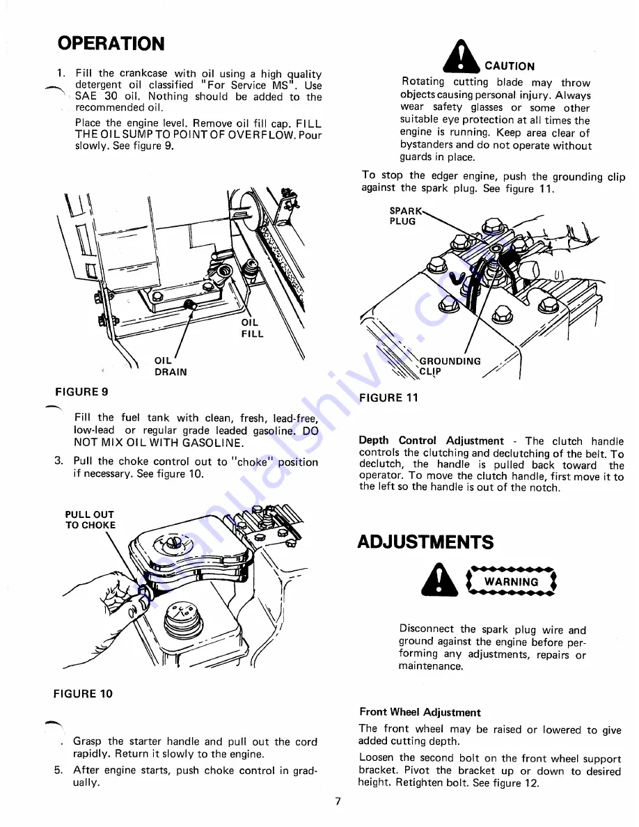 MTD 245596C Owner'S Manual Download Page 7