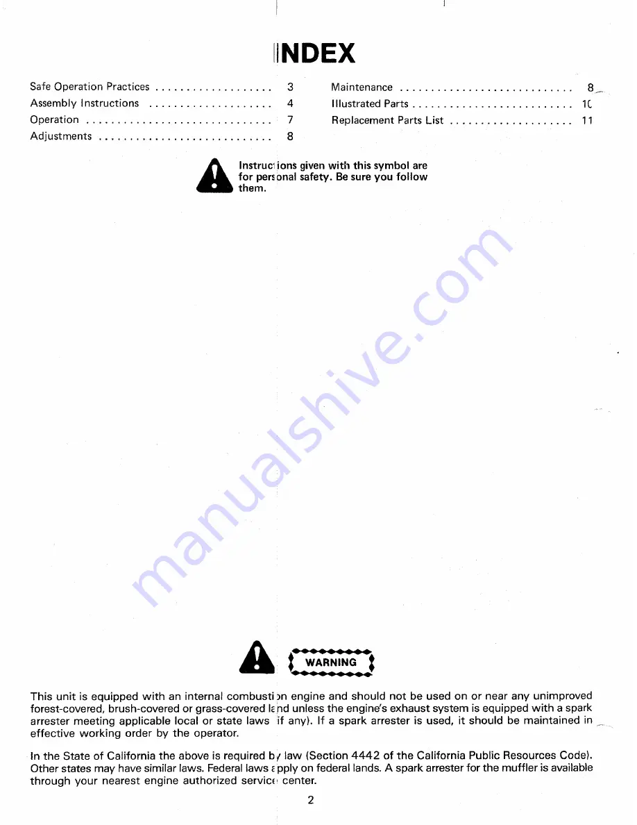 MTD 24665-9 Скачать руководство пользователя страница 2