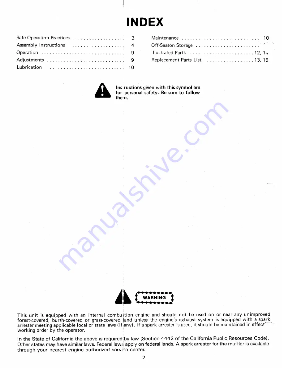 MTD 24677-8 Скачать руководство пользователя страница 2